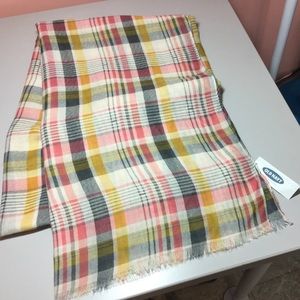 Muted Toned Plaid Scarf